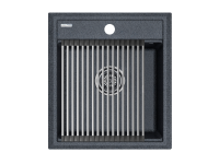 Комплект: Мойка STEPIA 45 + ролл-мат STEP PM114651-DG+R375-BS