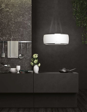 Вытяжка SOFFIO IS.58  White Satin Glass Falmec купить в Москве | Всегда в наличии! | Артикул CSAI58.E0P7#ZZZF461F | Официальный сайт LEADER-BT